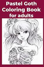 Pastel Goth Coloring Book for adults