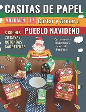 Casitas de Papel 17 - Pueblo Navideño