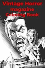 Vintage Horror magazine Coloring Book 