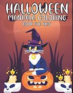 Halloween Mandala Coloring Book For Kids 