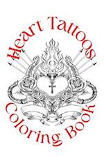 Heart Tattoos Coloring Book 