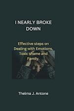 How I Nearly break down : Effective steps on Dealing with Emotions, Toxic shame and family. 