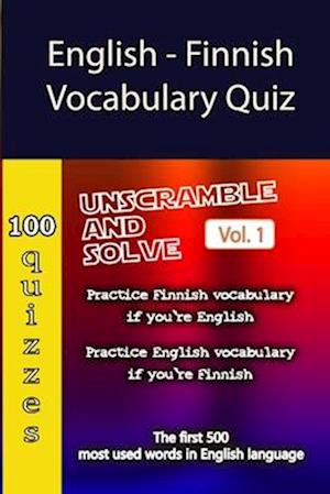 English - Finnish Vocabulary Quiz - Match the Words - Volume 1