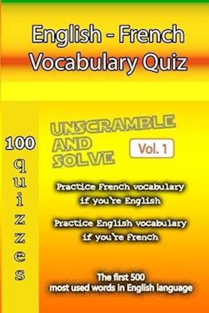 English - French Vocabulary Quiz - Match the Words - Volume 1