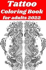 Tattoo Coloring Book for adults 2022