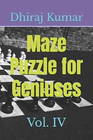 Maze Puzzle for Geniuses: Vol. IV