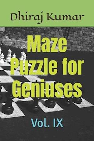 Maze Puzzle for Geniuses: Vol. IX