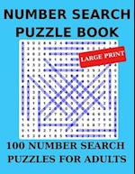 Number Search Puzzle Book: 100 Number Search Puzzles for Adults 