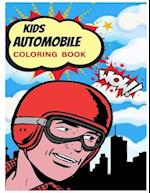 Kids Automobile Coloring Book 