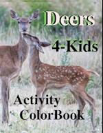 Deers 4-Kids Activity ColorBook: Save the Planet Series 