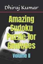 Amazing Sudoku Puzzle for Geniuses: Volume II 