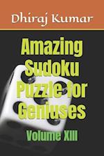 Amazing Sudoku Puzzle for Geniuses: Volume XIII 