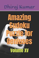 Amazing Sudoku Puzzle for Geniuses: Volume XV 
