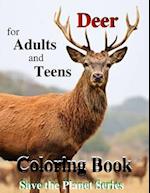 Deer Coloring Book for Adults and Teens