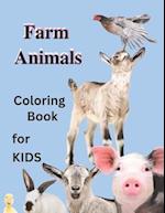 Farm Animals for Kids Coloring Book: Family Pets Series 
