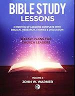 Prepared Bible Study Lessons: Weekly Plans for Church Leaders: Volume 3 