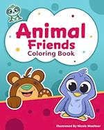 Animal Friends Coloring Book 