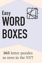 Easy Word Boxes: 365 Letter Puzzles as seen in the NYT 