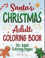 Santa's Christmas Adult Coloring Book