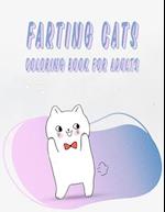 Farting Cats Coloring Book for Adults