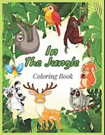 IN THE JUNGLE COLORING BOOK 