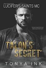 Talons Secret: Lucifer's Saints MC Book One (Part One of the Sinners Duet) Second Chance Romance 