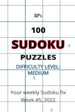 BP's 100 MEDIUM SUDOKU PUZZLES 