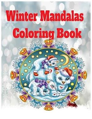 Winter mandalas coloring book