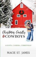 Christmas Candles and Cowboys: A Clean Contemporary Western Christmas Romance 