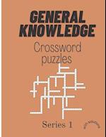 Crossword puzzles : General knowledge crossword puzzle, puzzle book for adults. 