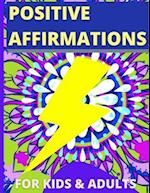 Positive Affirmations Coloring Book For Kids And Adults