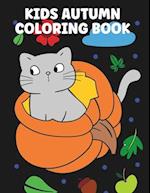 Kids Autumn Coloring Book 