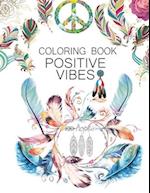 Coloring Book Positive Vibes 