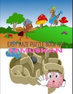 Easy Maze Puzzle Book No.1 