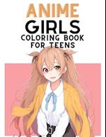 Anime Coloring Book For Teens