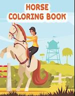 Horses Coloring Book: Horse coloring book for toddlers 2-4 years Gifts 