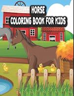 Horse Coloring Pages for Kids: Wonderful World of Ponies & Horses Colouring for Girls and Boys 