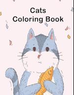 Cats Coloring Book: Cute Coloring Book for Girls, Boys 