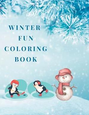 Winter Fun Coloring Book