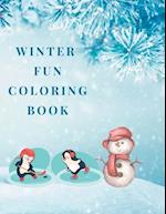 Winter Fun Coloring Book 