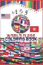 World Flags Coloring book: +195 country flags 