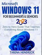 WINDOWS 11 FOR BEGINNERS & SENIORS: Zero to Hero Guide That Teaches Everything About Windows 11 
