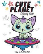 Cute Planet Coloring Book: Animals on the Move 