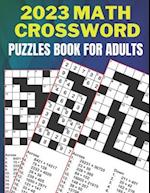 2023 Math Crossword Puzzles Book For Adults Math Solutions