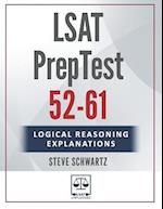 LSAT Logical Reasoning Explanations Volume 2: PrepTests 52-61 