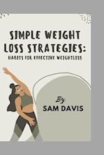 Simple weight loss strategies.: Habits for effective weight loss 