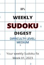 BP'S WEEKLY SUDOKU DIGEST WEEK 01, 2023 - MEDIUM DIFFICULTY 