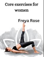 Core exercises for women 