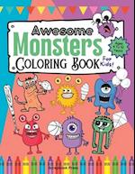Awesome Monsters Coloring Book For Kids!