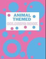 Animal themed coloring book 